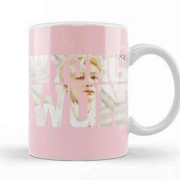 Baskı Dükkanı KB10844 Hyungwon Monsta X Porselen Kupa Bardak