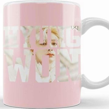 Baskı Dükkanı KB10844 Hyungwon Monsta X Porselen Kupa Bardak