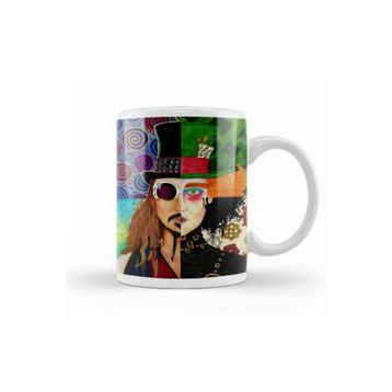 Baskı Dükkanı KB10929 Johnny Depp Character Porselen Kupa Bardak