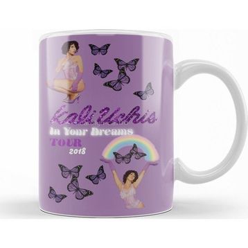 Baskı Dükkanı KB10972 Kali Uchis Tour Porselen Kupa Bardak
