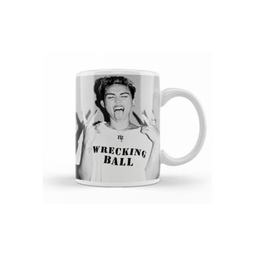 Baskı Dükkanı KB11250 Miley Cyrus Wrecking Ball Porselen Kupa Bardak