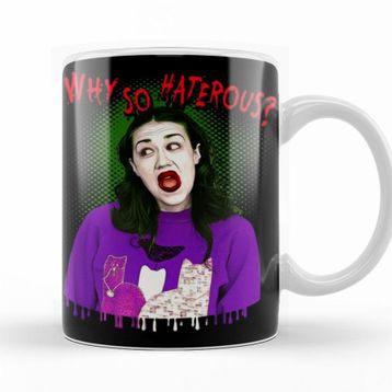 Baskı Dükkanı KB11262 Miranda Sings Halloween Makeup Porselen Kupa Bardak