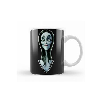 Baskı Dükkanı KB11283 Morticia The Ultimate Goth Wife Porselen Kupa Bardak