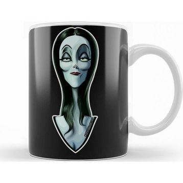 Baskı Dükkanı KB11283 Morticia The Ultimate Goth Wife Porselen Kupa Bardak