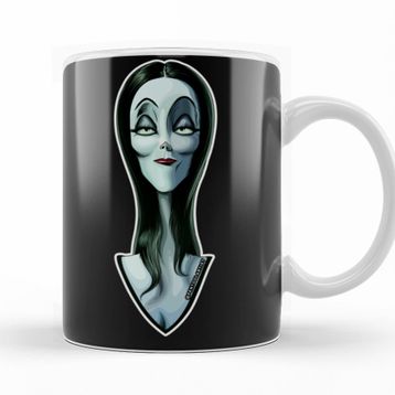 Baskı Dükkanı KB11283 Morticia The Ultimate Goth Wife Porselen Kupa Bardak