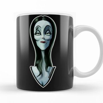 Baskı Dükkanı KB11283 Morticia The Ultimate Goth Wife Porselen Kupa Bardak
