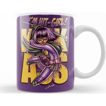 Baskı Dükkanı KB11293 Movie Kick Ass Im Hit Girl Porselen Kupa Bardak