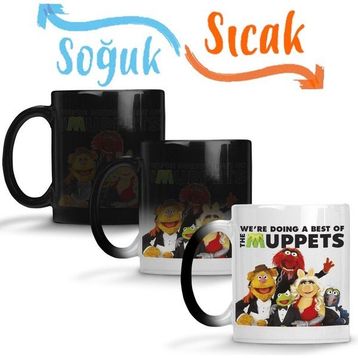 Baskı Dükkanı KB11307 Muppets Show Porselen Kupa Bardak