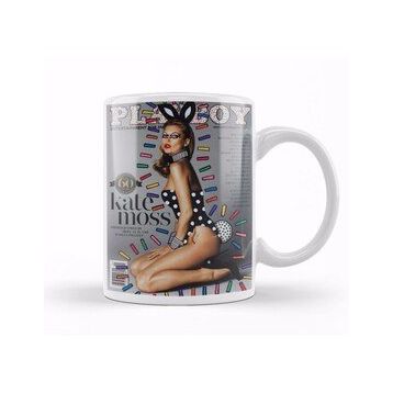 Baskı Dükkanı KB11532 Play Boy Kate Moss Porselen Kupa Bardak