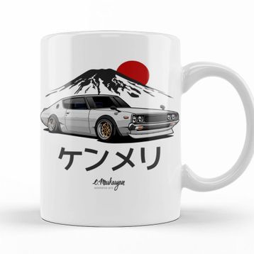Baskı Dükkanı KB11747 Skyline Gtr Kenmeri Porselen Kupa Bardak