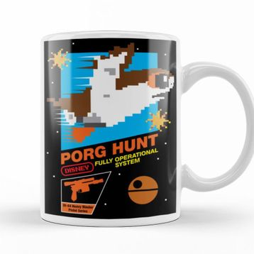 Baskı Dükkanı KB11799 Star Wars Porg Hunt Porselen Kupa Bardak