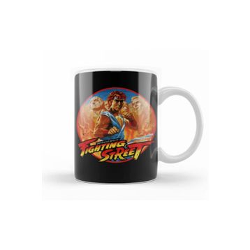 Baskı Dükkanı KB11844 Street Fighter Fighting Street Porselen Kupa Bardak