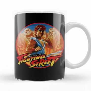 Baskı Dükkanı KB11844 Street Fighter Fighting Street Porselen Kupa Bardak