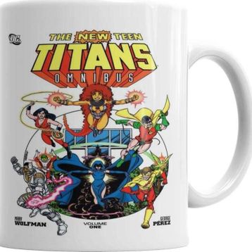 Baskı Dükkanı KB11904 Teen Titans Porselen Kupa Bardak