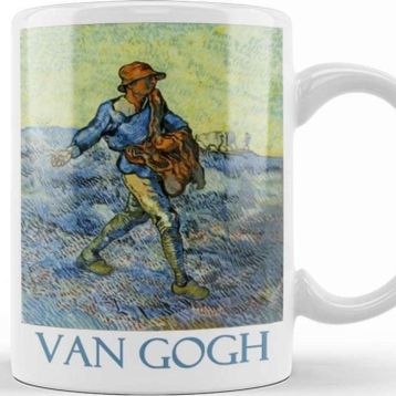 Baskı Dükkanı KB11996 The Sower By Vincent Van Gogh Porselen Kupa Bardak