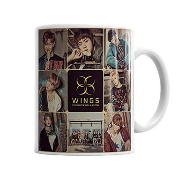 Baskı Dükkanı KB120 Bts You Never Walk Alone Porselen Kupa Bardak