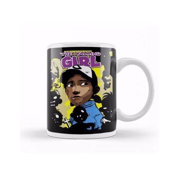 Baskı Dükkanı KB12017 The Walking Girl Porselen Kupa Bardak