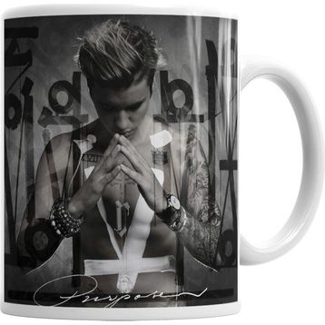 Baskı Dükkanı KB1228 Justin Bieber Porselen Kupa Bardak