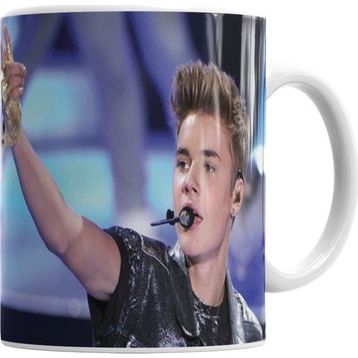 Baskı Dükkanı KB1228 Justin Bieber Porselen Kupa Bardak
