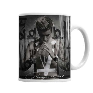 Baskı Dükkanı KB1228 Justin Bieber Porselen Kupa Bardak