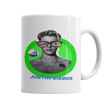 Baskı Dükkanı KB1228 Justin Bieber Porselen Kupa Bardak