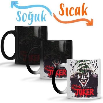 Baskı Dükkanı KB12722 The Good The Mad The Ugly Batman Ve Joker Porselen Kupa Bardak