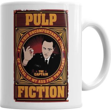 Baskı Dükkanı KB1449 The Gold Watch Pulp Fiction Porselen Kupa Bardak