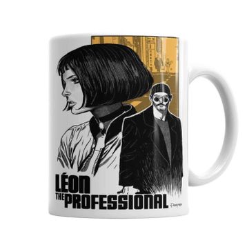 Baskı Dükkanı KB1615 Leon The Professional Porselen Kupa Bardak