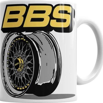 Baskı Dükkanı KB169 Bmw Bbs Porselen Kupa Bardak