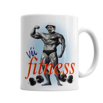 Baskı Dükkanı KB1798 Madruga Fitness Porselen Kupa Bardak