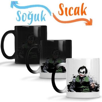 Baskı Dükkanı KB19 Batman Joker Wonder Woman Porselen Kupa Bardak