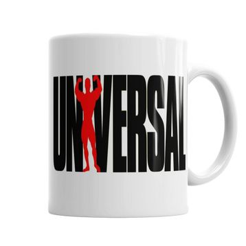 Baskı Dükkanı KB1927 Universal Fitness Logo Porselen Kupa Bardak