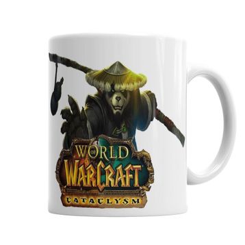 Baskı Dükkanı KB2060 World Of Warcraft Pandaria Porselen Kupa Bardak