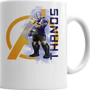 Baskı Dükkanı KB2188 Avangers Thanos Porselen Kupa Bardak