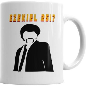 Baskı Dükkanı KB2214 Ezekiel 2517 Porselen Kupa Bardak