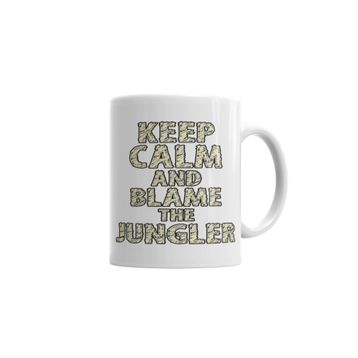 Baskı Dükkanı KB2470 Keep Calm And Blame The Jungler Porselen Kupa Bardak