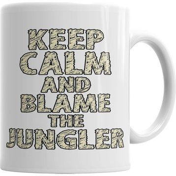 Baskı Dükkanı KB2470 Keep Calm And Blame The Jungler Porselen Kupa Bardak