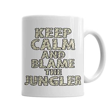 Baskı Dükkanı KB2470 Keep Calm And Blame The Jungler Porselen Kupa Bardak