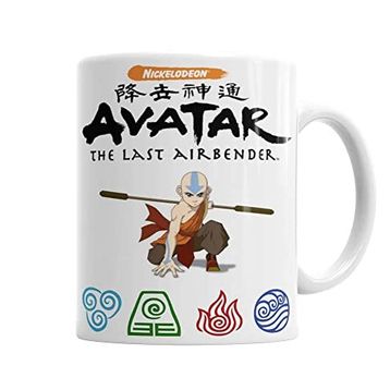 Baskı Dükkanı KB30 Avatar Anime Element Fire Water Earth Thunder Wind Kupa Bardak