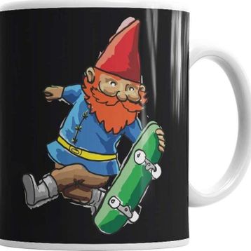 Baskı Dükkanı KB3234 Sk8 Gnomo Porselen Kupa Bardak