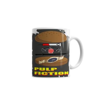 Baskı Dükkanı KB3255 Referencia Filme Pulp Fiction Porselen Kupa Bardak