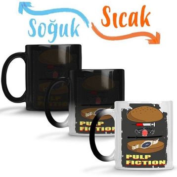Baskı Dükkanı KB3255 Referencia Filme Pulp Fiction Porselen Kupa Bardak