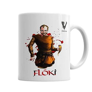 Baskı Dükkanı KB3338 Vikings Floki Black Knight Porselen Kupa Bardak