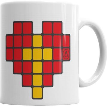 Baskı Dükkanı KB3372 Atari Nostalji Oyun Tetris Porselen Kupa Bardak