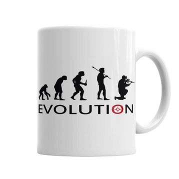 Baskı Dükkanı KB3637 Evolution Porselen Kupa Bardak