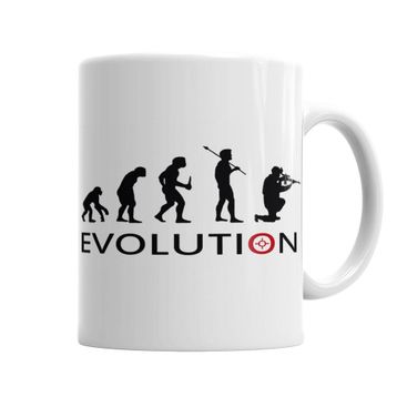 Baskı Dükkanı KB3637 Evolution Porselen Kupa Bardak