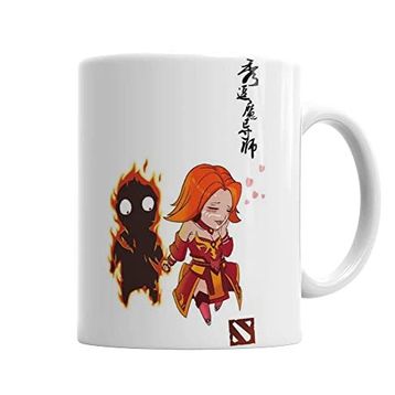 Baskı Dükkanı KB387 Dota 2 Lina Porselen Kupa Bardak