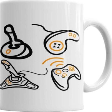 Baskı Dükkanı KB4070 Atari Game Ower Oyun No Controle Porselen Kupa Bardak