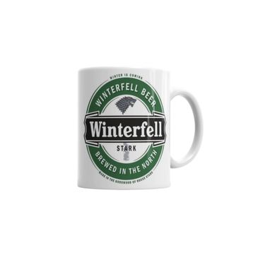 Baskı Dükkanı KB411 Game Of Thrones Winterfell Beer Porselen Kupa Bardak