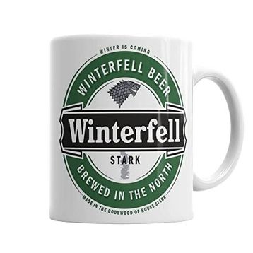 Baskı Dükkanı KB411 Game Of Thrones Winterfell Beer Porselen Kupa Bardak